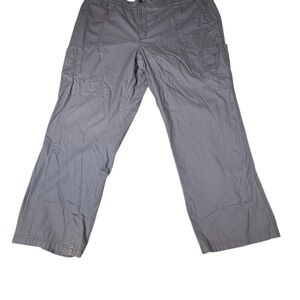 Carhartt Cargo Pants Gray Cotton Big & Tall Men's 3xl C54108 Scrub Ripstop Scrub